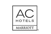 The logo for AC Hotel Marriot in St. Augustine, basic, black on white field