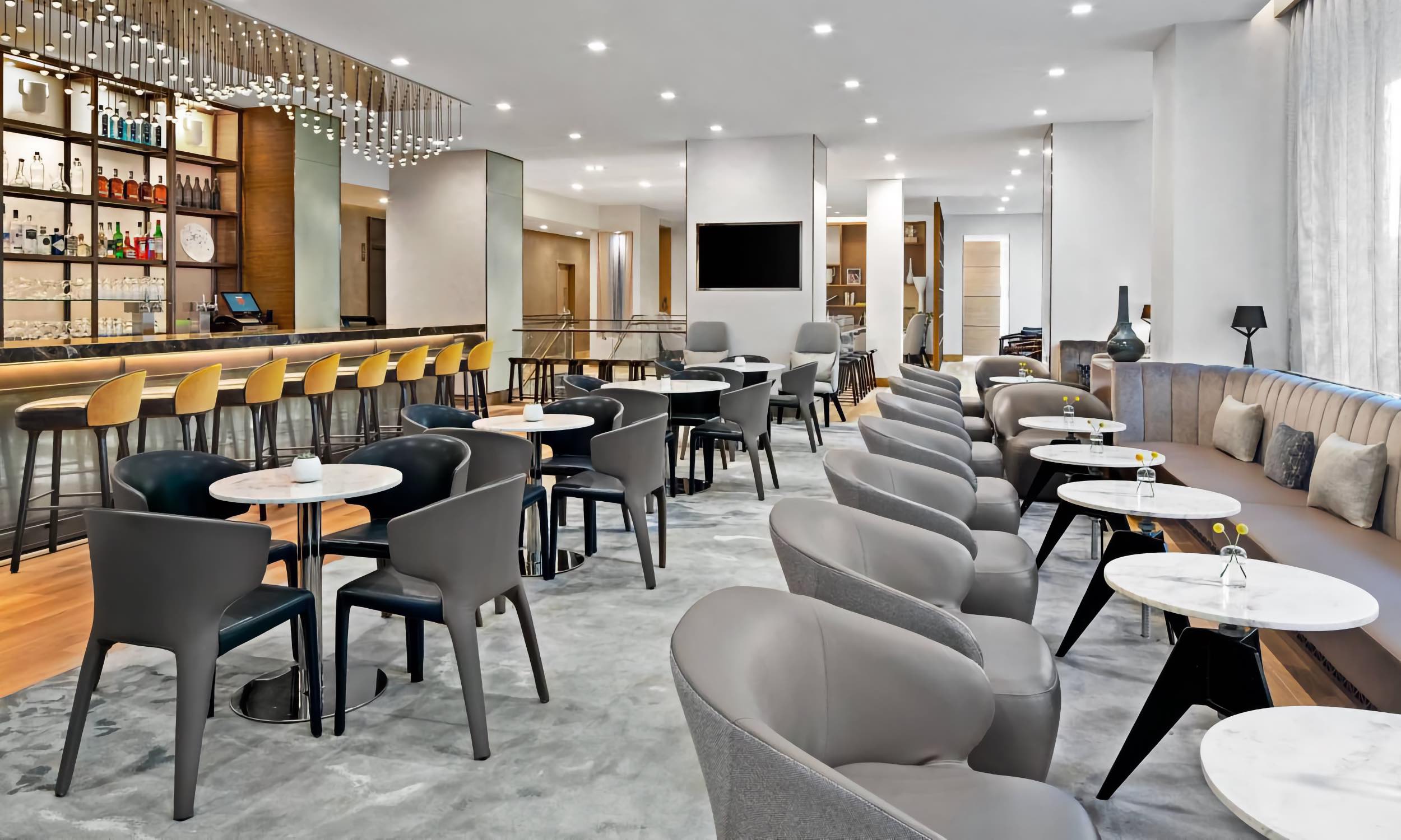 A rendering of the future lounge at the AC Hotel in St. Augustine