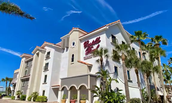 The exterior of the Castillo Real Resort Hotel