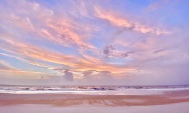 Mickler's Beach at Sunrise in St. Augustine.