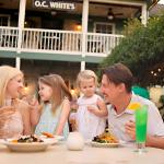Family dining at O.C. White's seafood restaurant