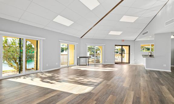 Inside Ocean and Racquet's Clubhouse 