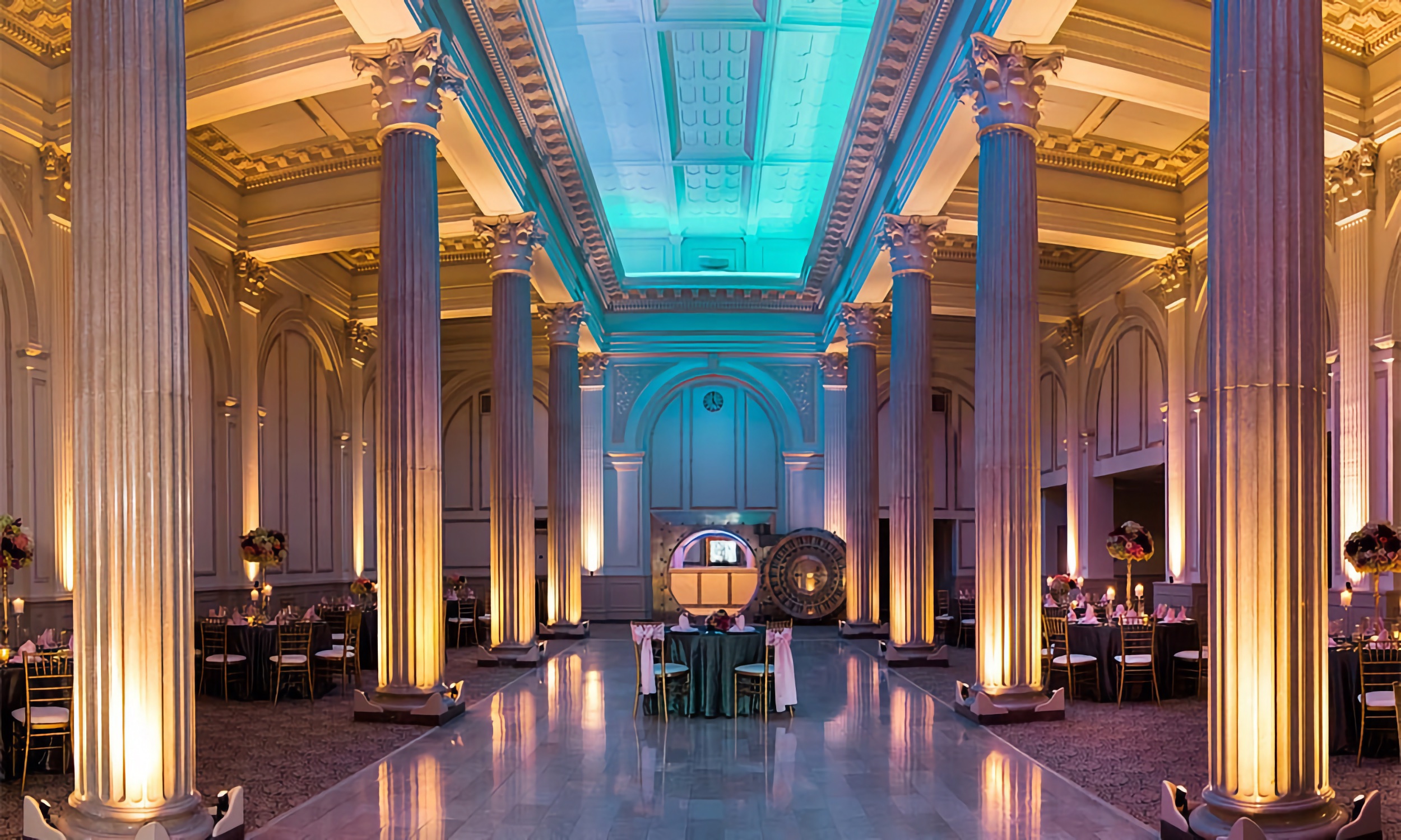 The interior of the Treasury